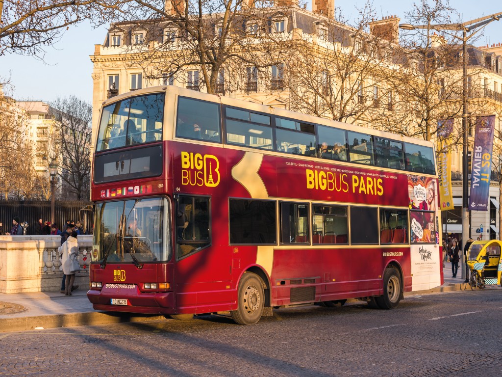 Bus Paris CitySightseeing - Big Bus 1D 36&euro;
