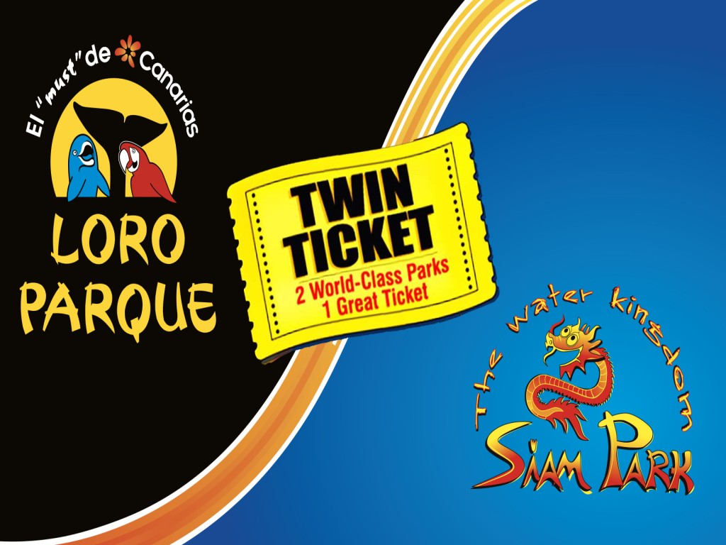 TWIN TICKET
Entradas Loro Parque + Siam Park